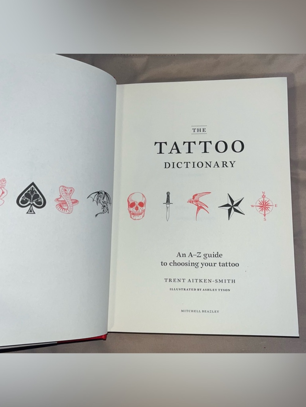 The Tattoo Dictionary Hardcover Book A-Z Guide To The Secret Language Of Tattoos - Picture 4 of 12
